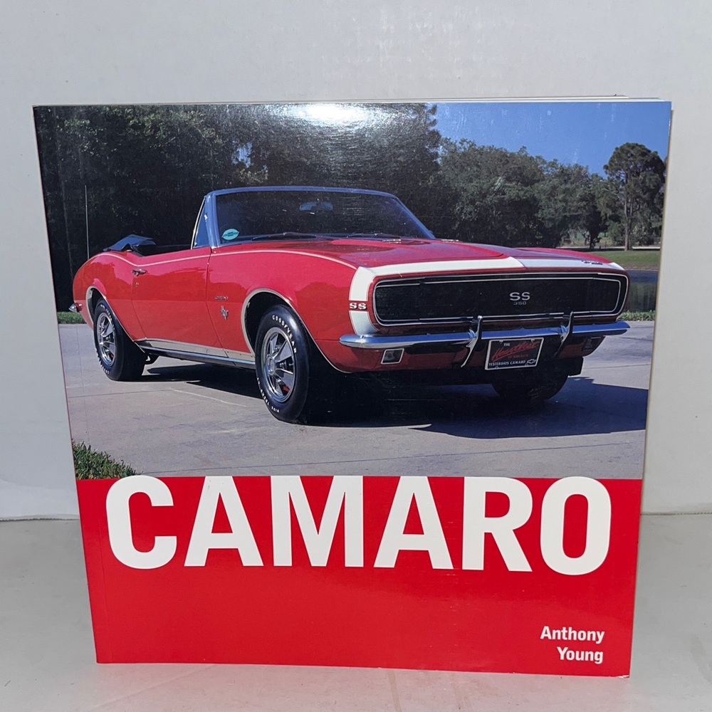 Camaro coffee table Book - Red Cover